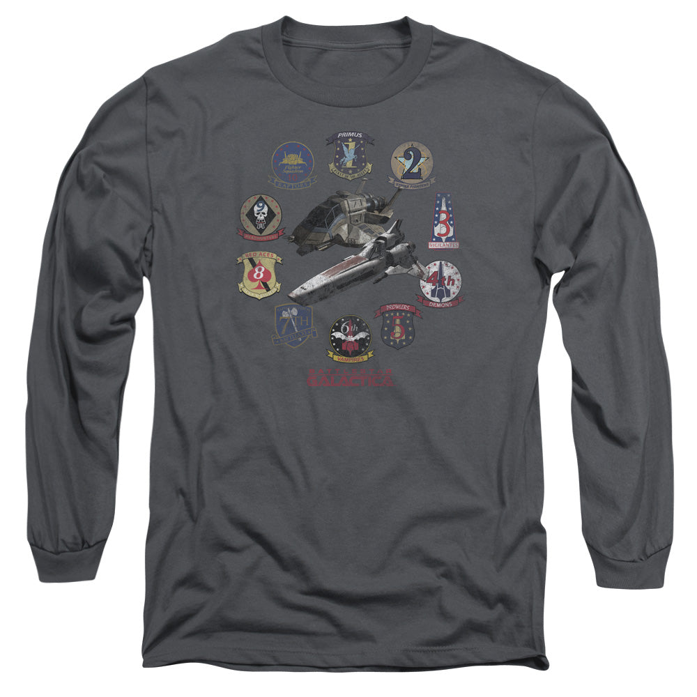 BSG/BADGES -  L/S ADULT 18/1  - CHARCOAL