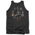 BSG/BADGES - ADULT TANK - CHARCOAL