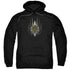 BSG/CREST OF SHIPS - ADULT PULLOVER HOODIE - BLACK