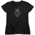 BSG/CREST OF SHIPS - S/S WOMENS TEE - BLACK