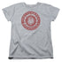 BSG/ERODED LOGO - S/S WOMENS TEE - ATHLETIC HEATHER