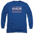 BSG/ROSLIN FOR PRESIDENT -  L/S ADULT 18/1  - ROYAL BLUE