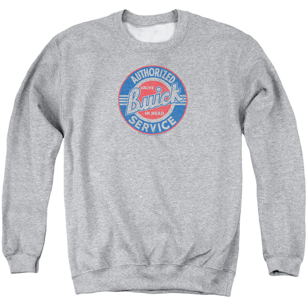 BUICK/AUTHORIZED SERVICE - ADULT CREWNECK SWEATSHIRT - ATHLETIC HEATHER