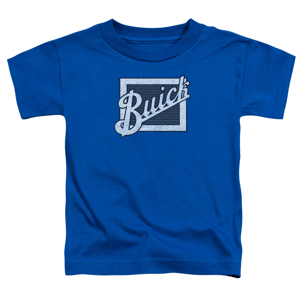BUICK/DISTRESSED EMBLEM - S/S TODDLER TEE - ROYAL BLUE