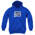BUICK/DISTRESSED EMBLEM - YOUTH PULLOVER HOODIE - ROYAL BLUE