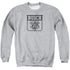 BUICK/1946 EMBLEM - ADULT CREWNECK SWEATSHIRT - ATHLETIC HEATHER