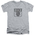 BUICK/1946 EMBLEM - S/S ADULT V-NECK 30/1 - ATHLETIC HEATHER