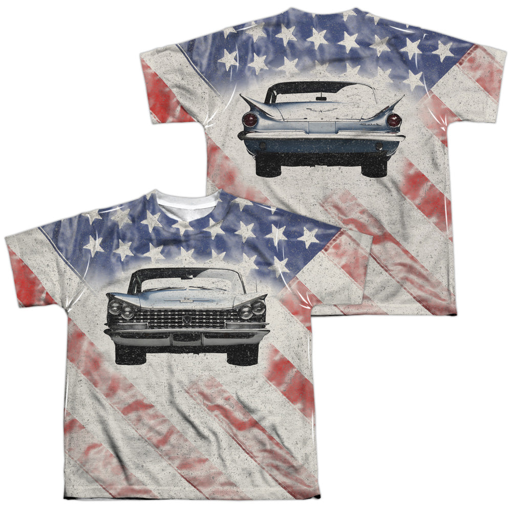 BUICK/1959 ELECTRA FLAG (FRONT/BACK PRINT) - S/S YOUTH POLY CREW - MULTI
