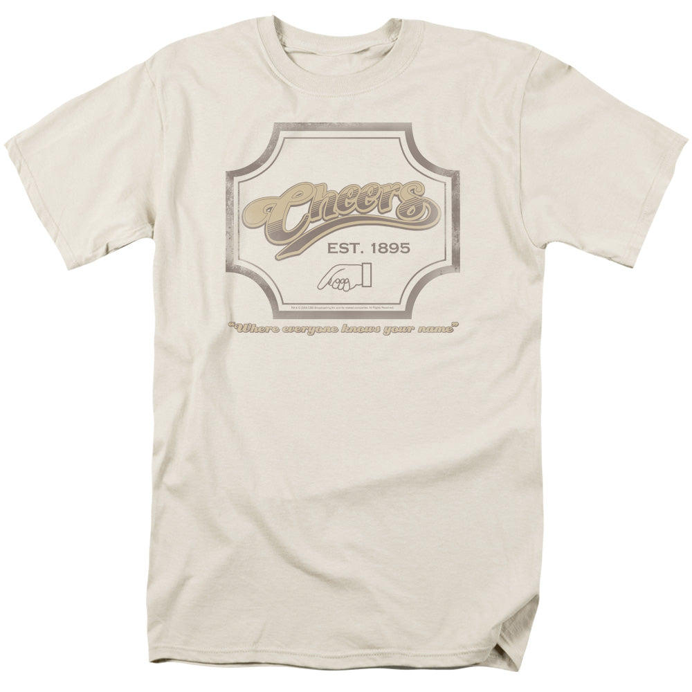 CHEERS/SIGN - S/S ADULT 18/1 - CREAM