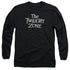 TWILIGHT ZONE/LOGO - L/S ADULT 18/1 - BLACK