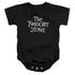 TWILIGHT ZONE/LOGO - INFANT SNAPSUIT - BLACK