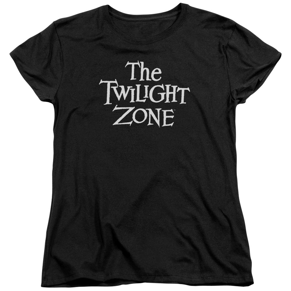 TWILIGHT ZONE/LOGO - S/S WOMENS TEE - BLACK