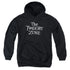 TWILIGHT ZONE/LOGO - YOUTH PULLOVER HOODIE - BLACK
