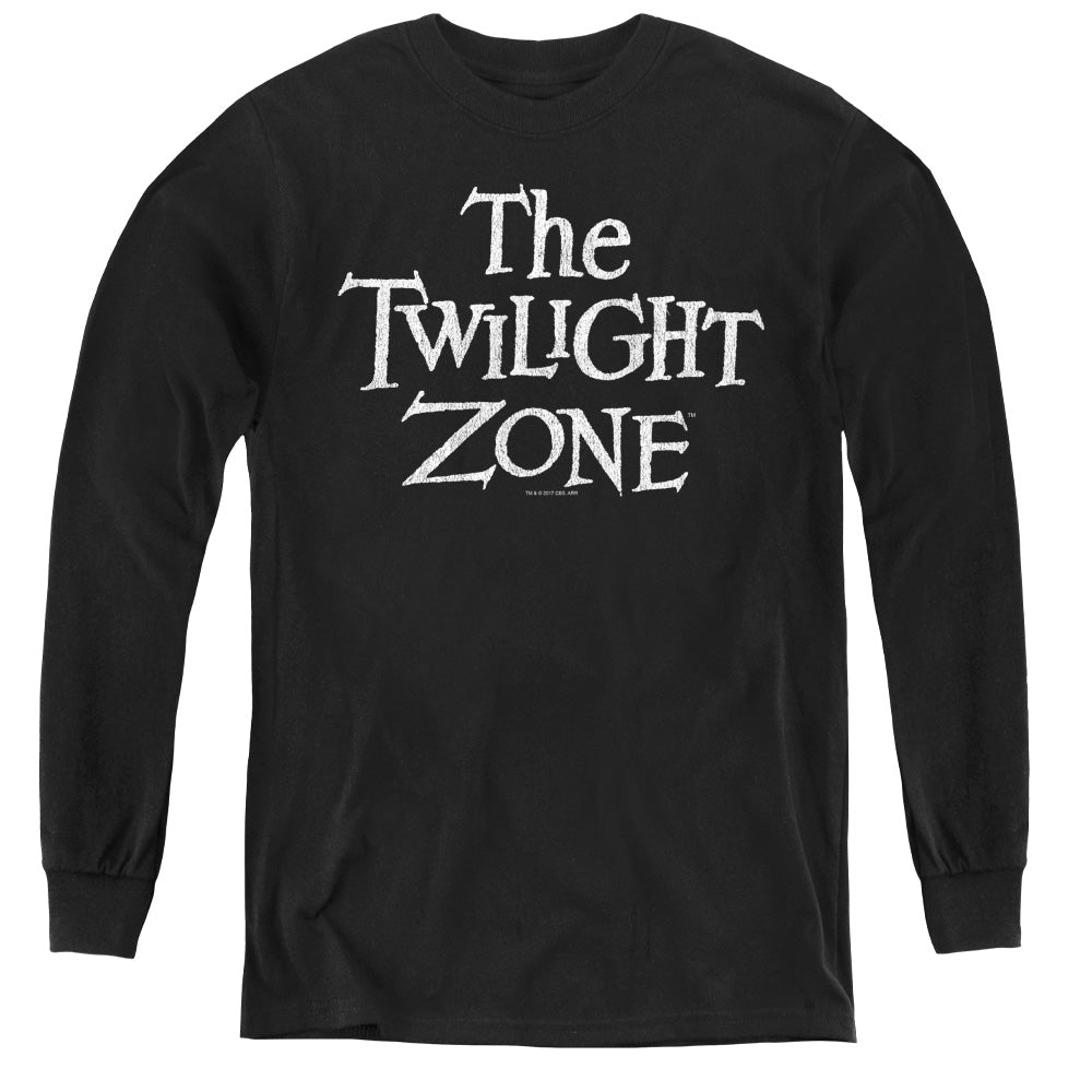 TWILIGHT ZONE/LOGO - YOUTH LONG SLEEVE TEE - BLACK