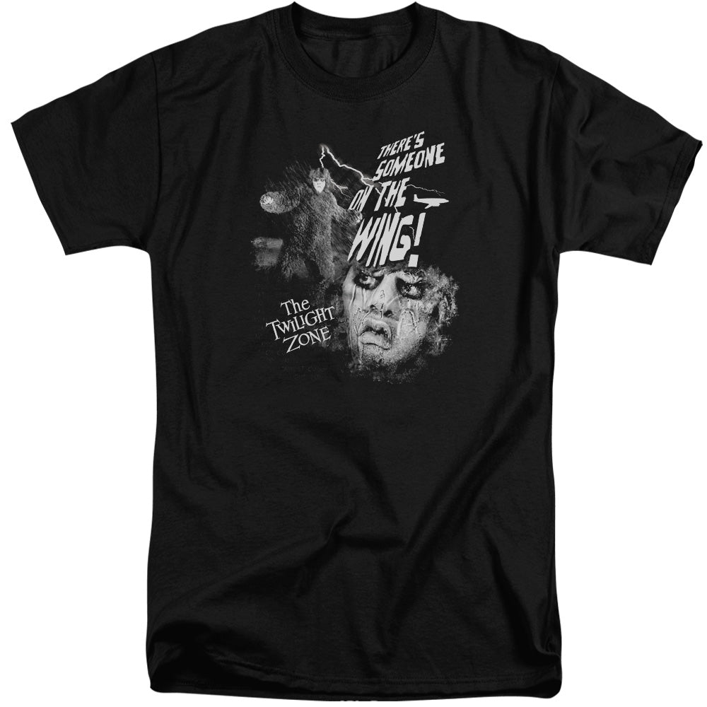 TWILIGHT ZONE/SOMEONE ON THE WING - S/S ADULT TALL 18/1 - BLACK