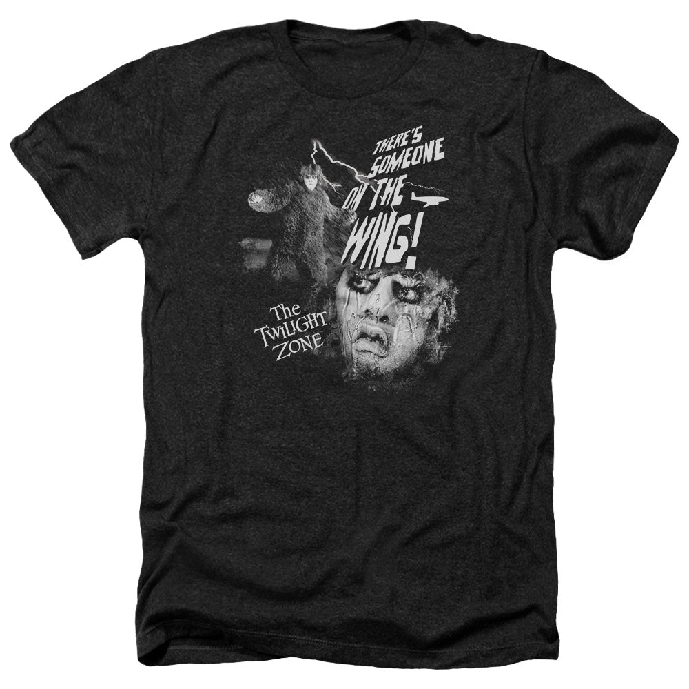 TWILIGHT ZONE/SOMEONE ON THE WING - ADULT HEATHER - BLACK