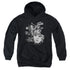 TWILIGHT ZONE/SOMEONE ON THE WING - YOUTH PULLOVER HOODIE - BLACK