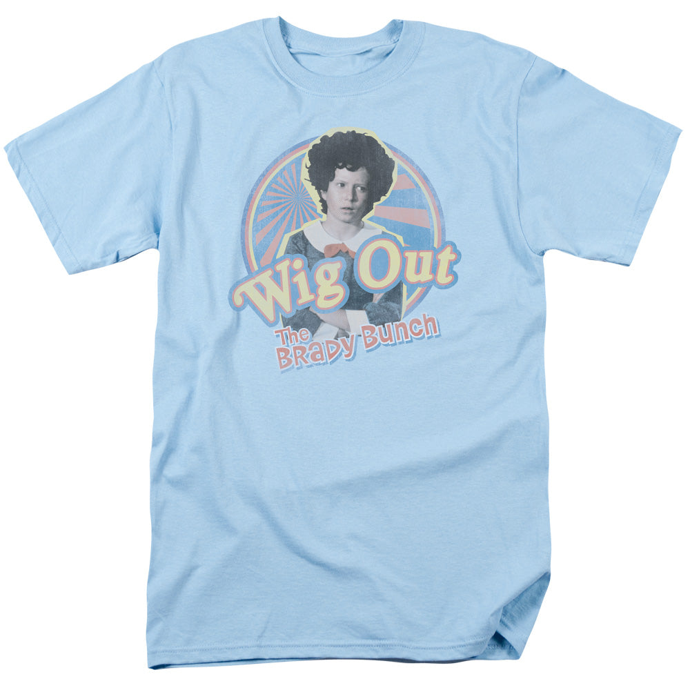 BRADY BUNCH/WIG OUT - S/S ADULT 18/1 - LIGHT BLUE