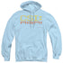 CSI MIAMI/LOGO DISTRESSED - ADULT PULLOVER HOODIE - LIGHT BLUE
