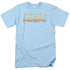 CSI MIAMI/LOGO DISTRESSED - S/S ADULT 18/1 - LIGHT BLUE