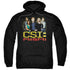 CSI MIAMI/THE CAST IN BLACK - ADULT PULLOVER HOODIE - BLACK