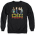 CSI MIAMI/THE CAST IN BLACK - ADULT CREWNECK SWEATSHIRT - BLACK