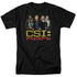 CSI MIAMI/THE CAST IN BLACK - S/S ADULT 18/1 - BLACK
