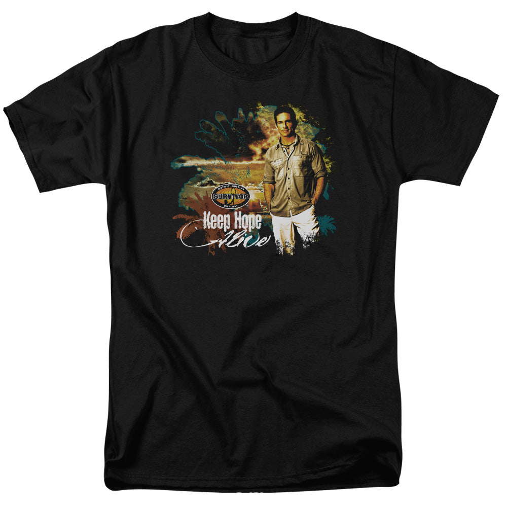 SURVIVOR/KEEP HOPE ALIVE - S/S ADULT 18/1 - BLACK