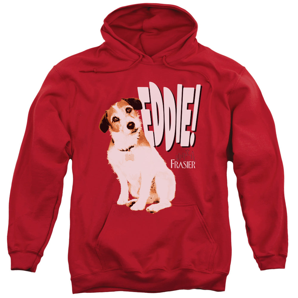 FRASIER/EDDIE - ADULT PULLOVER HOODIE - RED