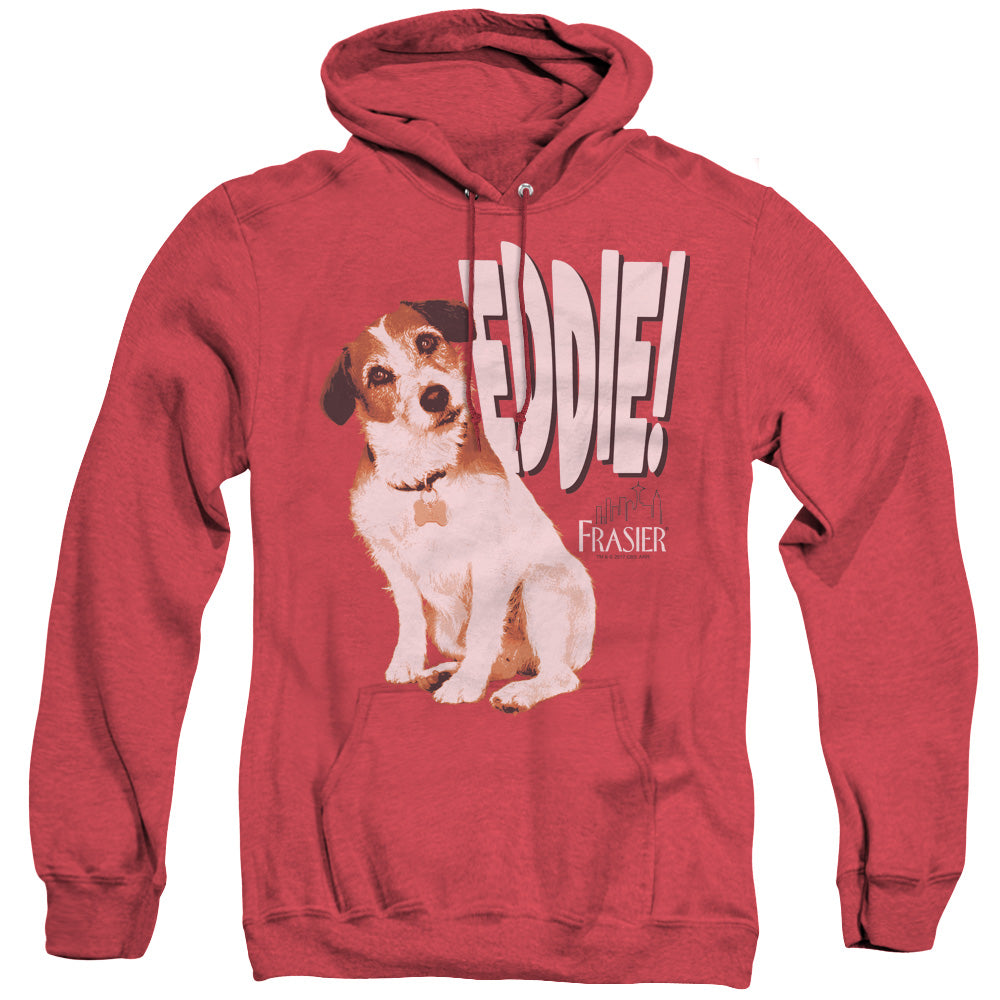 FRASIER/EDDIE - ADULT HEATHER HOODIE - RED