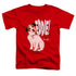 FRASIER/EDDIE - S/S TODDLER TEE - RED
