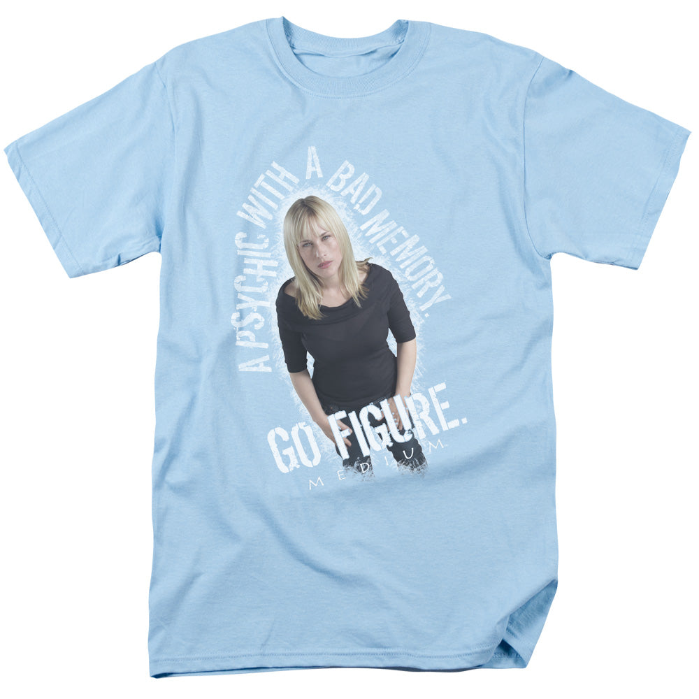MEDIUM/GO FIGURE - S/S ADULT 18/1 - LIGHT BLUE