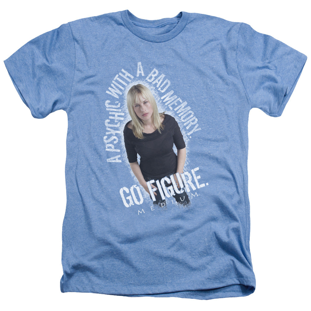 MEDIUM/GO FIGURE - ADULT HEATHER - LIGHT BLUE