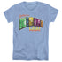 CSI MIAMI/GREETING FROM MIAMI - S/S WOMENS TEE - CAROLINA BLUE