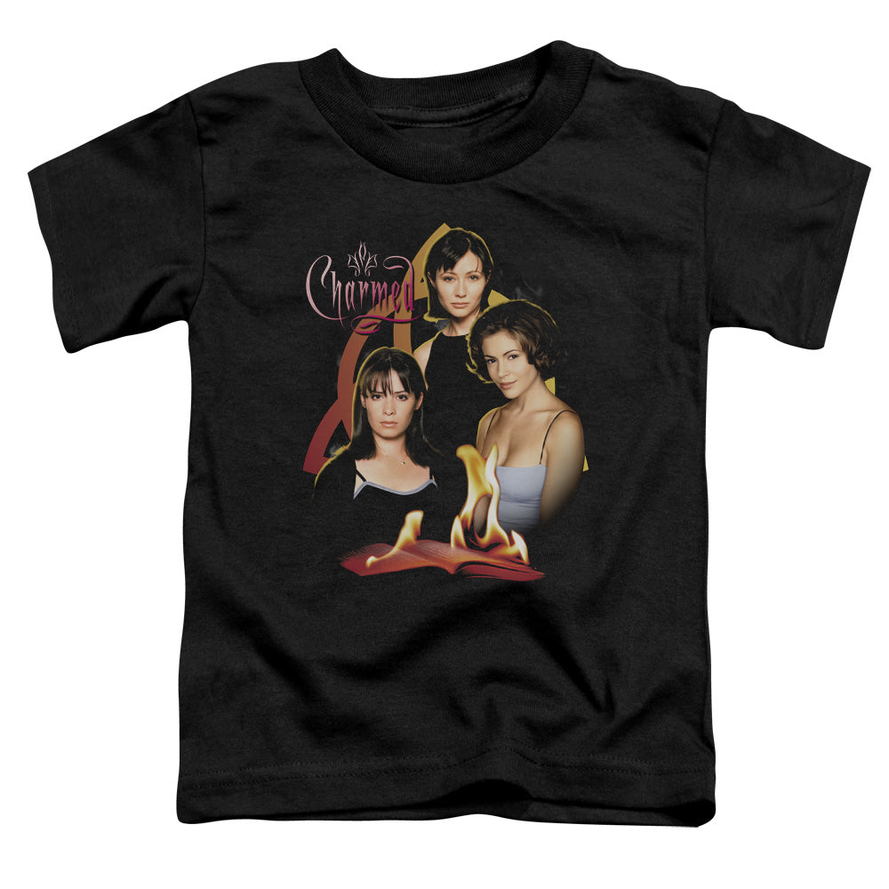 CHARMED/ORIGINAL THREE - S/S TODDLER TEE - BLACK