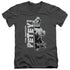 LITTLE RASCALS/AMAZING PETEY - S/S ADULT V-NECK 30/1 - CHARCOAL