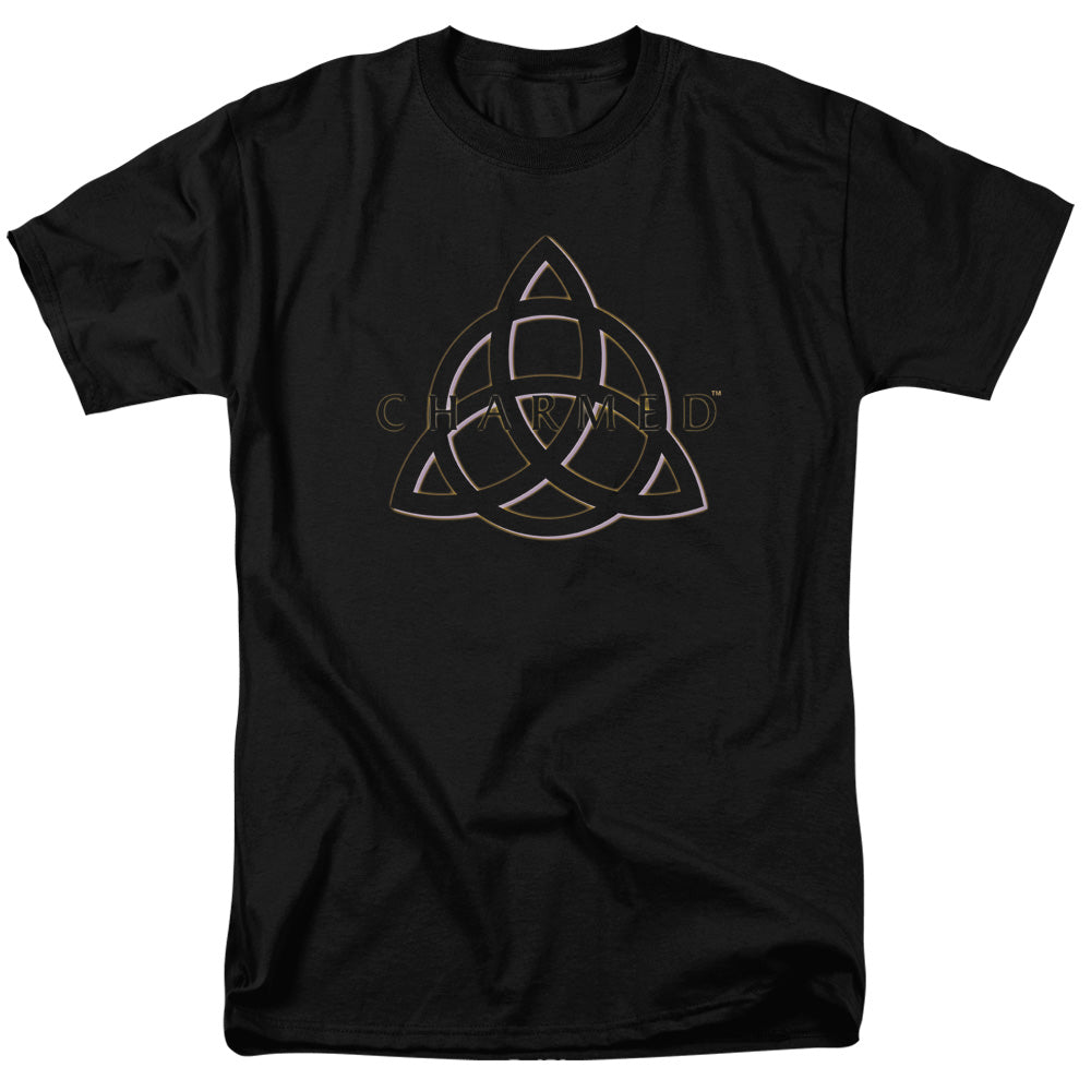 CHARMED/TRIPLE LINKED LOGO - S/S ADULT 18/1 - BLACK