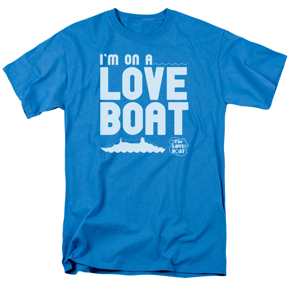 LOVE BOAT/IM ON A - S/S ADULT 18/1 - TURQUOISE