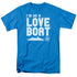 LOVE BOAT/IM ON A - S/S ADULT 18/1 - TURQUOISE