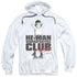 LITTLE RASCALS/CLUB PRESIDENT - ADULT PULLOVER HOODIE - WHITE
