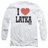 TAXI/I HEART LATKA - L/S ADULT 18/1 - WHITE