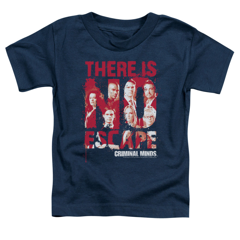 CRIMINAL MINDS/NO ESCAPE - S/S TODDLER TEE - NAVY