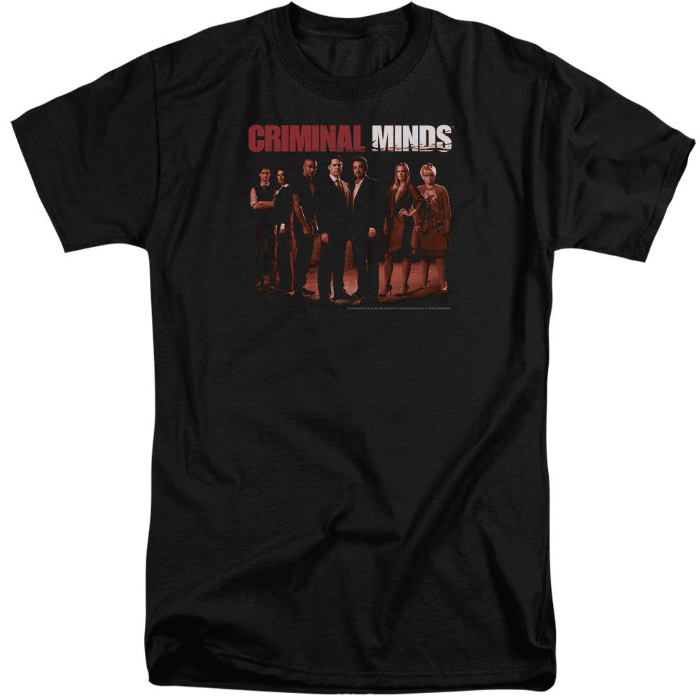 CRIMINAL MINDS/THE CREW - S/S ADULT TALL 18/1 - BLACK