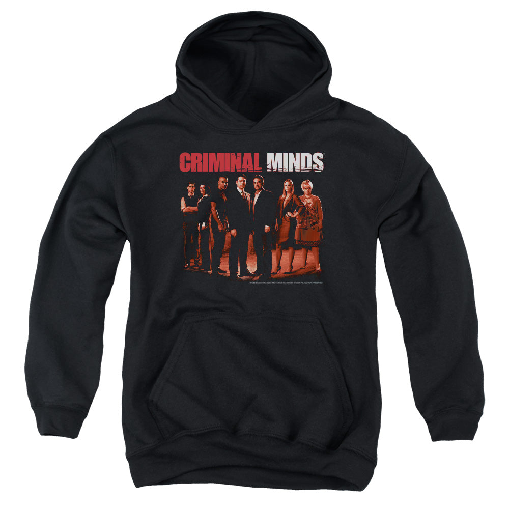 CRIMINAL MINDS/THE CREW - YOUTH PULLOVER HOODIE - BLACK