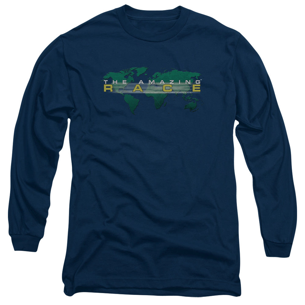 AMAZING RACE/AROUND THE WORLD - L/S ADULT 18/1 - NAVY