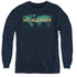 AMAZING RACE/AROUND THE WORLD - YOUTH LONG SLEEVE TEE - NAVY