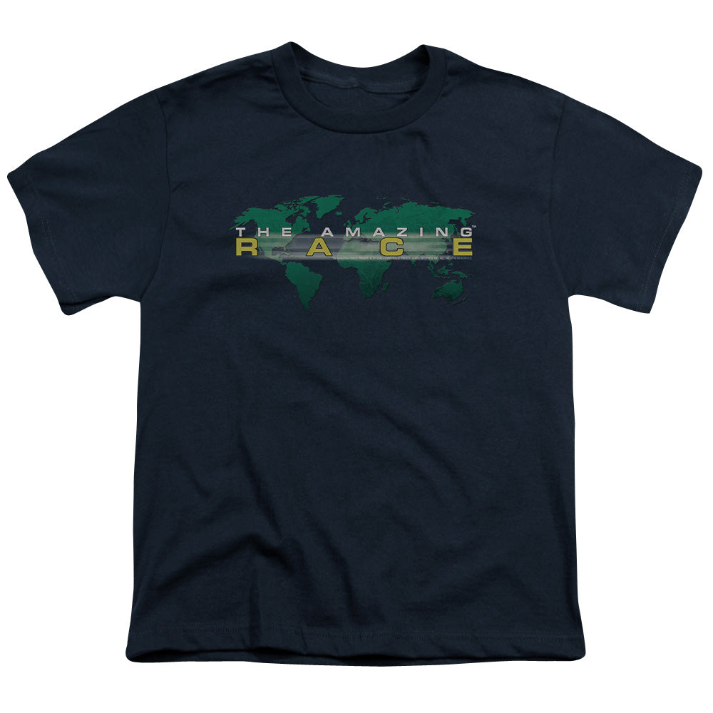 AMAZING RACE/AROUND THE WORLD - S/S YOUTH 18/1 - NAVY