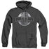 CSI/RENDERED LOGO - ADULT HEATHER HOODIE - BLACK