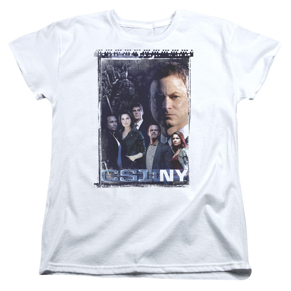CSI NY/WATCHFUL EYE - S/S WOMENS TEE - WHITE
