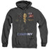 CSI NY/JO - ADULT HEATHER HOODIE - BLACK